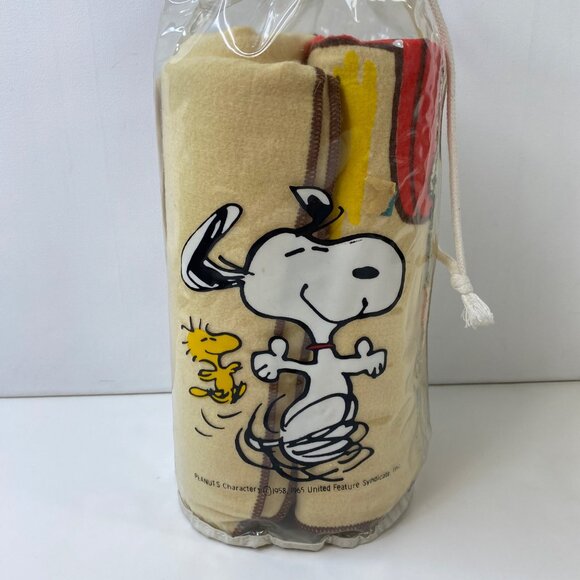 Chatham Peanuts Tag Along Everybody Loves Summer Beach Blanket 45"x72" - Picture 6 of 6